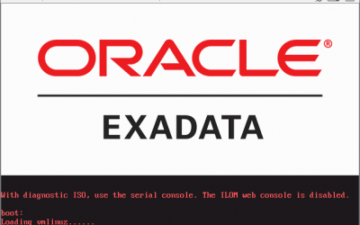 How To Boot Exadata Database Derver with Diagnostic ISO Image